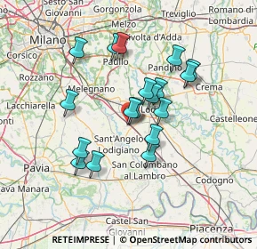 Mappa Via Camillo Benso Conte di Cavour, 26851 Borgo San Giovanni LO, Italia (11.77611)