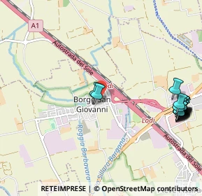 Mappa Via Camillo Benso Conte di Cavour, 26851 Borgo San Giovanni LO, Italia (1.3875)