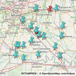 Mappa Via Pezzolo, 26854 Pieve Fissiraga LO, Italia (17.5905)