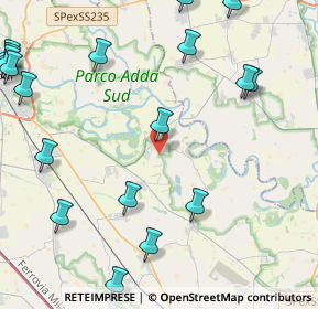 Mappa Via Molteni, 26824 Cavenago D'adda LO, Italia (6.231)