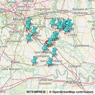 Mappa Via Galileo Galilei, 26854 Pieve Fissiraga LO, Italia (13.64368)