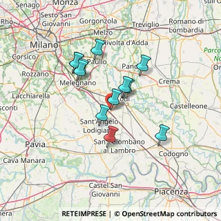Mappa Via Guglielmo Marconi, 26854 Pieve Fissiraga LO, Italia (11.43417)