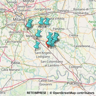 Mappa Via Guglielmo Marconi, 26854 Pieve Fissiraga LO, Italia (9.45583)