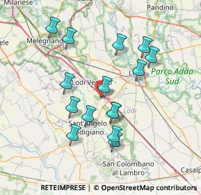 Mappa Via Don Luigi Sturzo, 26851 Borgo San Giovanni LO, Italia (6.84133)