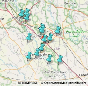 Mappa Via Don Luigi Sturzo, 26851 Borgo San Giovanni LO, Italia (6.26929)