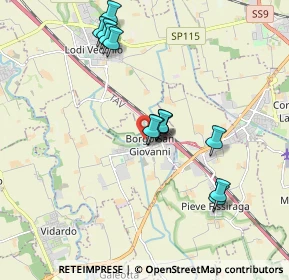Mappa Via Don Luigi Sturzo, 26851 Borgo San Giovanni LO, Italia (1.69154)