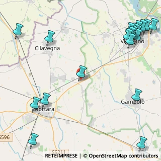Mappa Via Case Sparse, 27020 Parona PV, Italia (6.8115)