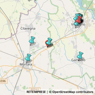 Mappa Via Case Sparse, 27020 Parona PV, Italia (5.8245)