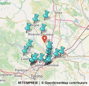 Mappa Strada della Fraschetta, 10086 Rivarolo Canavese TO, Italia (14.04)