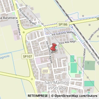 Mappa Via Giovanni Agnelli, 32, 26817 San Martino in Strada, Lodi (Lombardia)