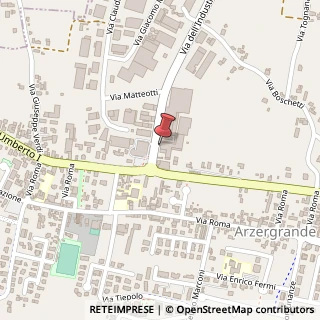 Mappa Via dell'Industria, 6, 35020 Arzergrande, Padova (Veneto)