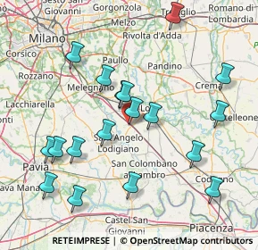 Mappa Via Pietro Nenni, 26851 Borgo San Giovanni LO, Italia (16.545)