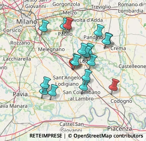 Mappa Via Pietro Nenni, 26851 Borgo San Giovanni LO, Italia (11.99333)