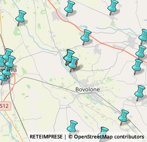 Mappa Via del Glicine, 37051 Bovolone VR, Italia (6.103)