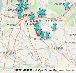 Mappa Via del Glicine, 37051 Bovolone VR, Italia (15.764)
