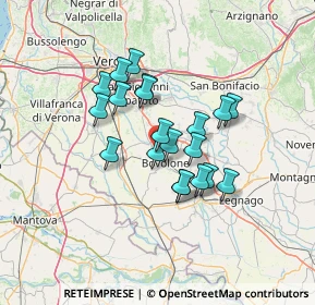 Mappa Via del Glicine, 37051 Bovolone VR, Italia (10.424)