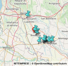Mappa Via del Glicine, 37051 Bovolone VR, Italia (10.725)