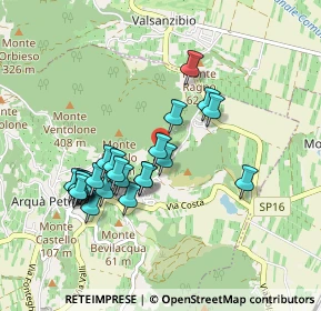 Mappa Via Ronchi, 35032 Arquà Petrarca PD, Italia (0.86)