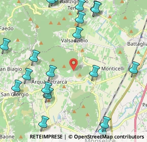 Mappa Via Ronchi, 35032 Arquà Petrarca PD, Italia (2.8495)