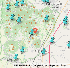 Mappa Via Ronchi, 35032 Arquà Petrarca PD, Italia (6.523)