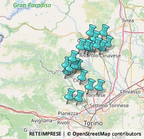 Mappa Località Vauda, 10070 Grosso TO, Italia (9.8155)