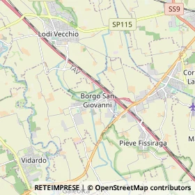 Mappa Borgo San Giovanni