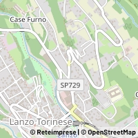 Map Lanzo Torinese