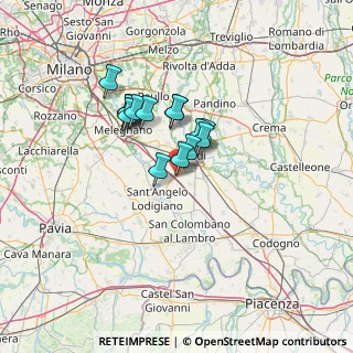 Mappa Via delle Nazioni Unite, 26854 Pieve Fissiraga LO, Italia (9.49133)