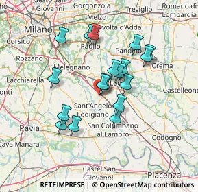 Mappa Via Alessandro Manzon, 26851 Borgo San Giovanni LO, Italia (11.89111)