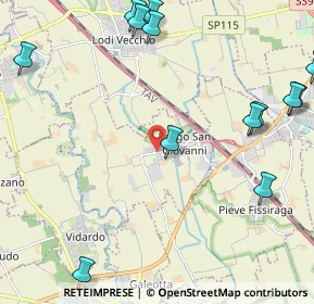 Mappa Calcutti, 26851 Borgo San Giovanni LO, Italia (2.92923)