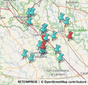 Mappa Calcutti, 26851 Borgo San Giovanni LO, Italia (6.35389)