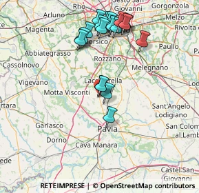 Mappa Frazione Osteriette, 27010 Vellezzo Bellini PV, Italia (15.581)