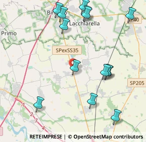 Mappa Frazione Osteriette, 27010 Vellezzo Bellini PV, Italia (4.86214)