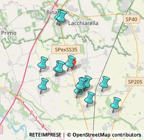 Mappa Frazione Osteriette, 27010 Vellezzo Bellini PV, Italia (3.40643)