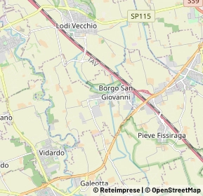 Mappa 26851 Borgo San Giovanni LO, Italia (2.7585)