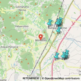 Mappa Via Monticelli, 35043 Monselice PD, Italia (2.57364)