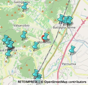 Mappa Via Monticelli, 35043 Monselice PD, Italia (2.8195)