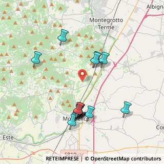Mappa Via Monticelli, 35043 Monselice PD, Italia (3.93643)