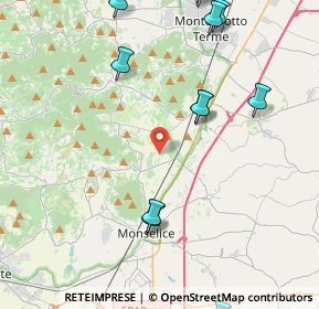 Mappa Via Monticelli, 35043 Monselice PD, Italia (6.718)