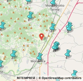 Mappa Via Monticelli, 35043 Monselice PD, Italia (6.439)