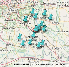 Mappa Via Donatori di Sangue, 26851 Borgo San Giovanni LO, Italia (10.467)