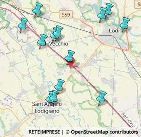 Mappa Via Donatori di Sangue, 26851 Borgo San Giovanni LO, Italia (4.78923)