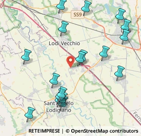 Mappa Via Aldo Moro, 26851 Borgo San Giovanni LO, Italia (4.70778)