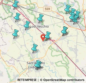 Mappa Via Aldo Moro, 26851 Borgo San Giovanni LO, Italia (5.00563)