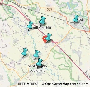 Mappa Via Aldo Moro, 26851 Borgo San Giovanni LO, Italia (3.82364)