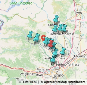 Mappa 10070 Torino TO, Italia (10.7675)