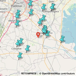Mappa Via Amedeo Modigliani, 35020 Brugine PD, Italia (9.0765)