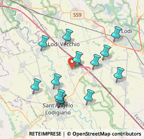 Mappa Via G. di Vittorio, 26851 Borgo San Giovanni LO, Italia (3.72)