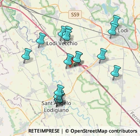 Mappa Via G. di Vittorio, 26851 Borgo San Giovanni LO, Italia (3.62118)