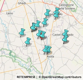 Mappa Via Don Emilio Spada, 25013 Carpenedolo BS, Italia (6.07235)